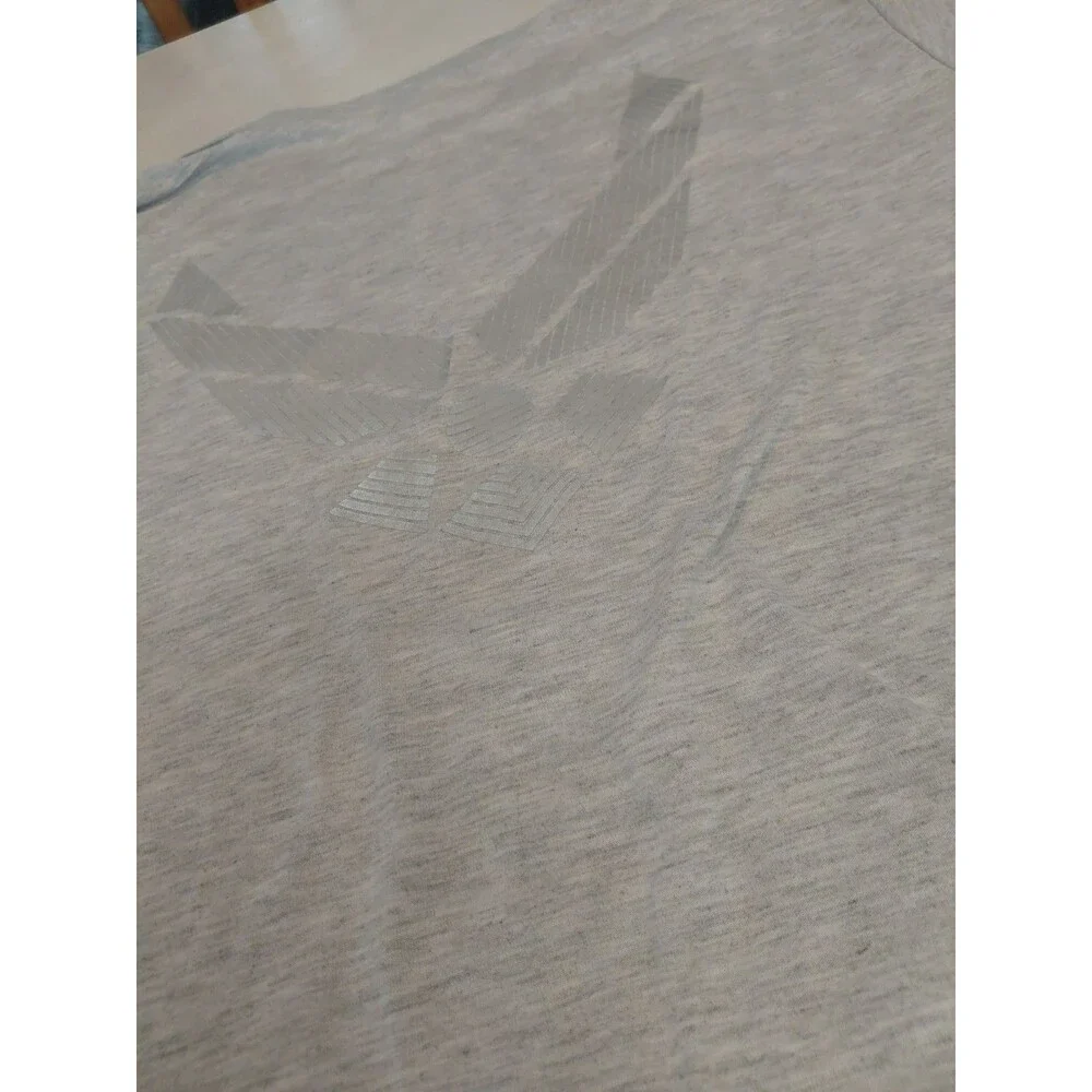U.S. Air Force Reflective Logo Men's XL T-shirt Light Gray EUC